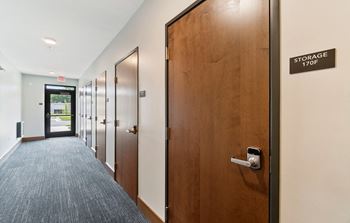 Additional storage lockers available*